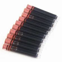 10 шт./упак. кофе универсальные чернила с перьевой ручкой Sac Сменные картриджи для ручек офисные канцелярские принадлежности Калибр 3 мм