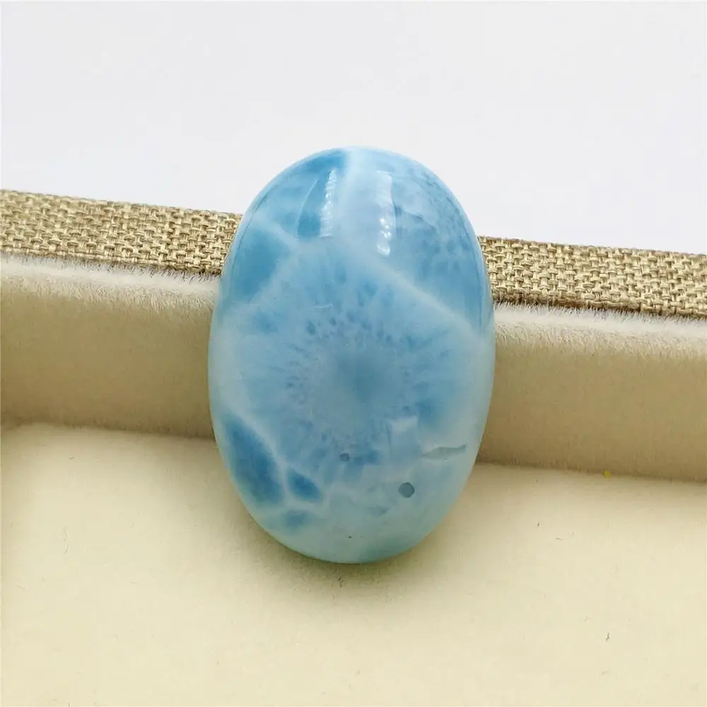 

100% Natural Blue Larimar Gemstone Women Pendant 19x18x8mm Heart Love Birthyday Love Gift Water Pattern Pendant AAAAA