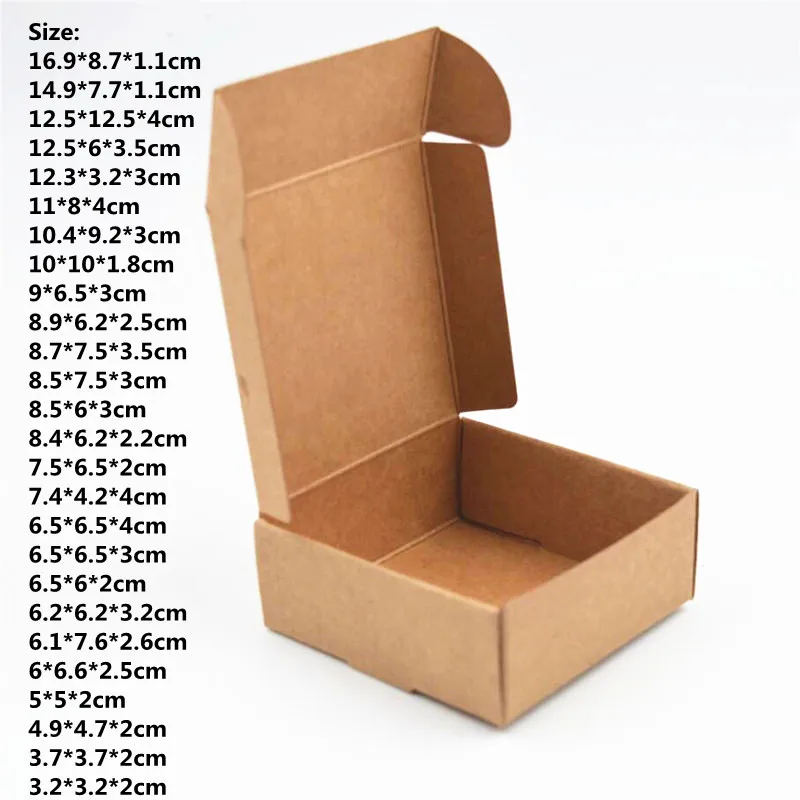 350 gsm крафт коробки, ecofriendly крафт-бумаги коробки упаковки, крафт-бумаги размер коробки цвета 6.5*6*2cm f0149