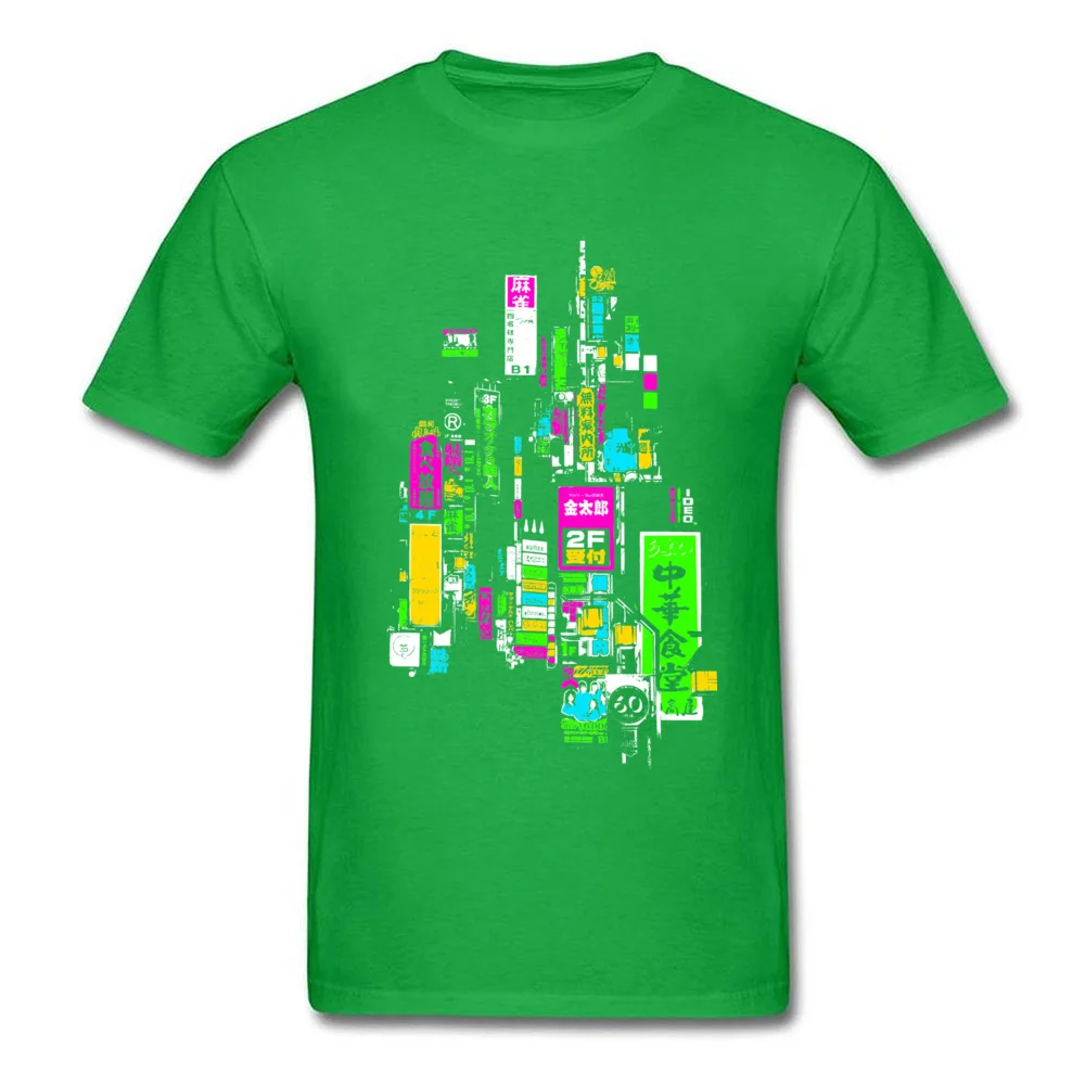 Cotton Fabric Man Short Sleeve Tokyo T Shirt Casual Tops & Tees New Coming Birthday O Neck Tops Shirt Top Quality Tokyo green