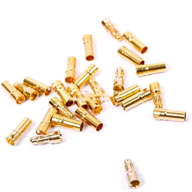 DollarMee excellent fancy 1 10 Pairs 3.5mm Gold Bullet Plug Lipo Battery Brushless Motor Connector Universal! | Обустройство дома