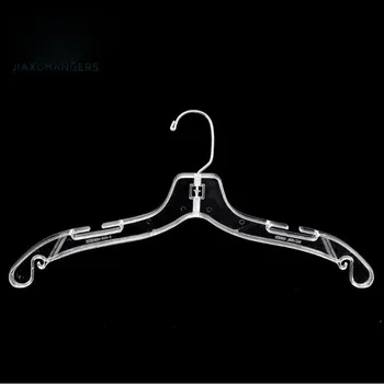 

Plastic Transparent Hanger Durable Anti-skid Hangers For Clothes Adult And Children Drying Clothes Hanger Rack ZA6465