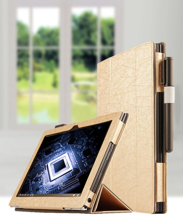 

Magnet Case for Lenovo YOGA BOOK Cases PU Leather Smart Flip Stand Funda Cover for Yoga Book 10.1 Inch Protector Sleeve Case+Pen