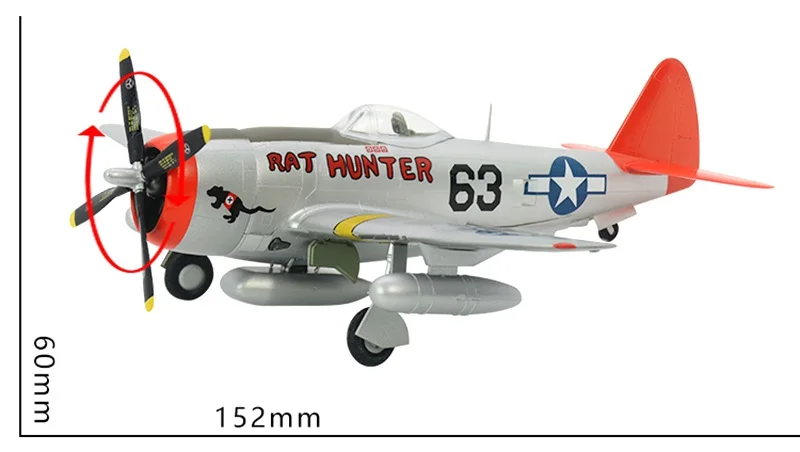 Предварительно построенный 1/72 Республика P-47D P-47 Thunderbolt истребитель USAAF Второй мировой войны самолет хобби Коллекционная готовая пластиковая модель самолета