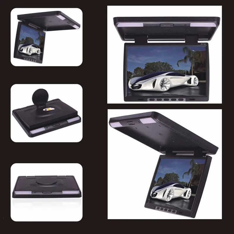 Top 15.4 inch Roof Monitor with Built-in DVD Player 0