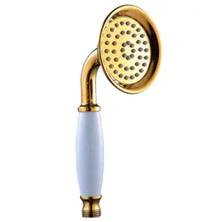 Практичные принадлежности для ванной комнаты ручная водосберегающая насадка высокого давления для душа в форме телефона полированная