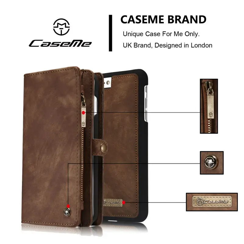bilder für 2 in 1 Magnetische Mappenkasten für Iphone 6 6 S 7 Plus zweite Schicht Aus Echtem Ledertasche Flip Abdeckung Mit Kartenhalter Handytasche bilder für 2 in 1 Magnetische Mappenkasten für Iphone 6 6 S 7 Plus zweite Schicht Aus Echtem Ledertasche Flip Abdeckung Mit Kartenhalter Handytasche
