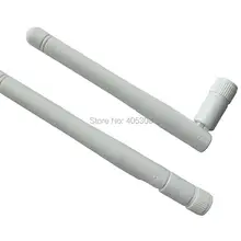 50 шт. 2,4 ГГц 3dBi Omni Беспроводная SMA антенна Мужская антенна белого цвета для беспроводного маршрутизатора 11 см