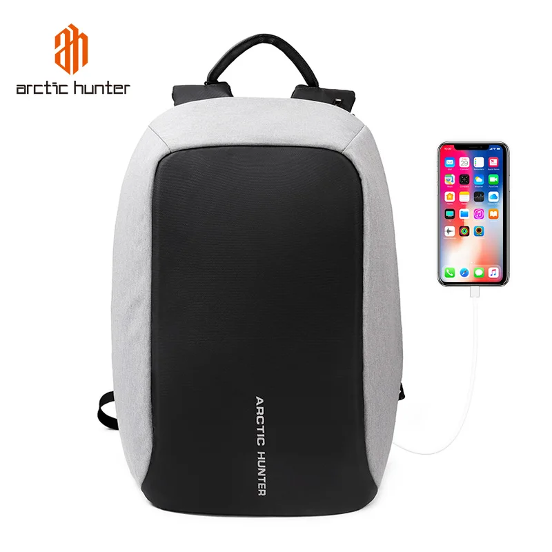 USB de carga de los hombres del ordenador portátil de 15 pulgadas mochilas para Adolescente de Moda hombre Mochila de ocio Mochila de viaje anti ladrón