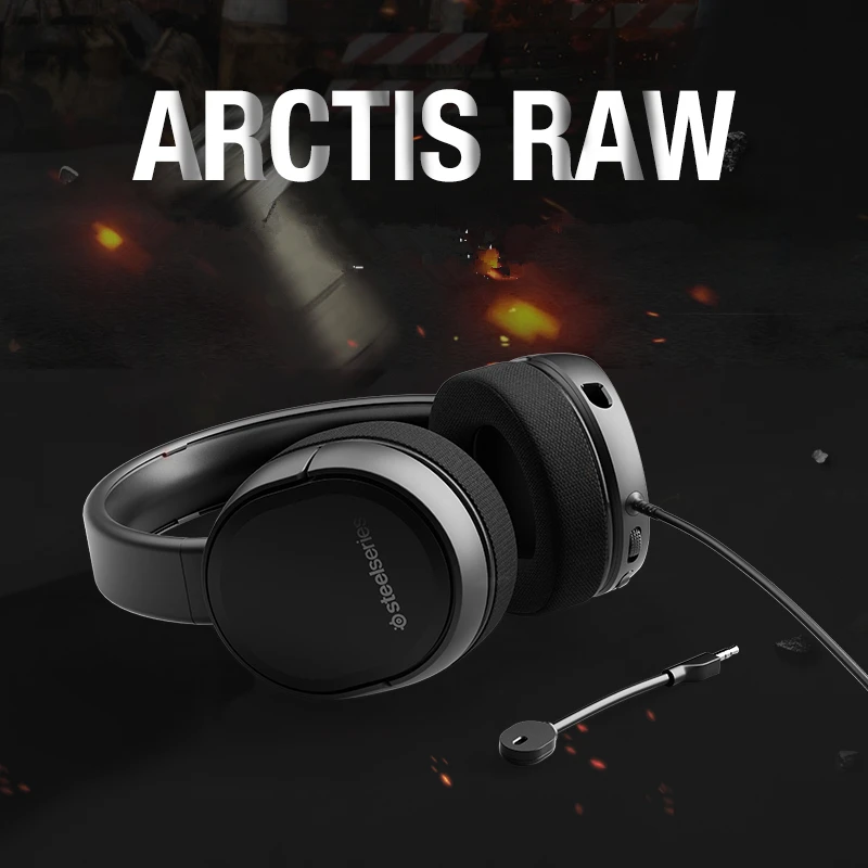  Steelseries Arctis Raw Game headphone headset e-sports gaming headphone mobile phone heavy bass noi