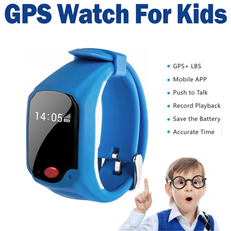 2015 Mini GPS Tracker Watch For Kids Elderly A GPS Locator SOS Emergency Push To Talk Long Time