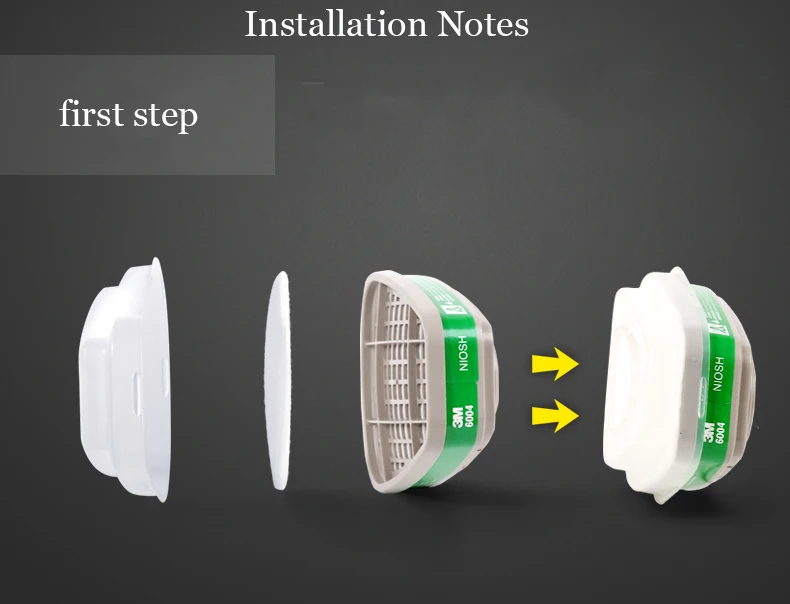 3 м 6200+ 6004 многоразовая полумаска для лица респиратор аммиак МЕТИЛАМИН органический паровой картридж NIOSH& LA стандарт LT048