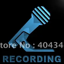 LB799-Запись микрофон на Air NEW светодиодный знак неонового света