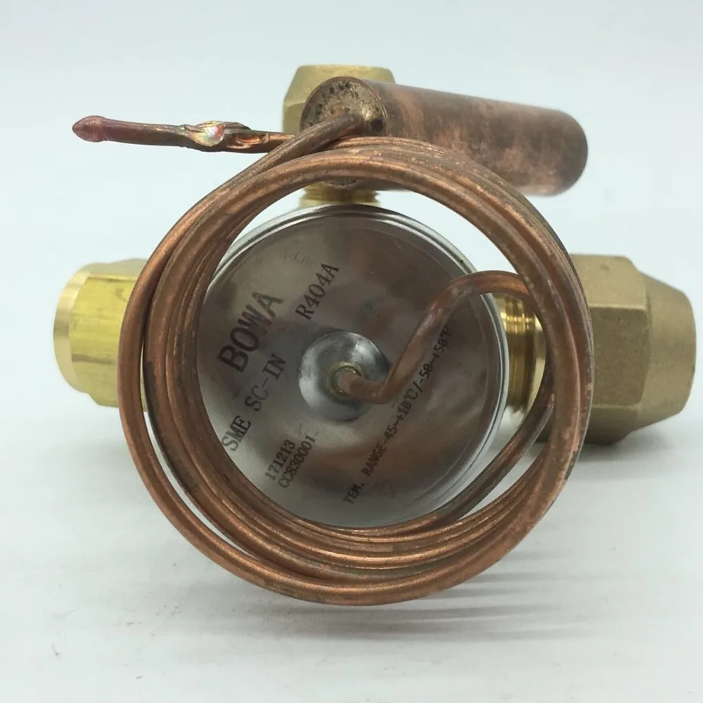  Thermostatic expanion valve with sensor bandorifice filter core and nuts is great choice for EVI in