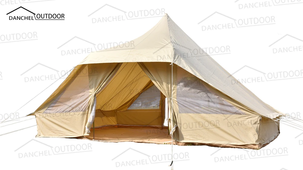 DANCHEL уличная 4*5 м touareg палатка из хлопка холст колокольчик палатки ткань 285gsm и 360gsm