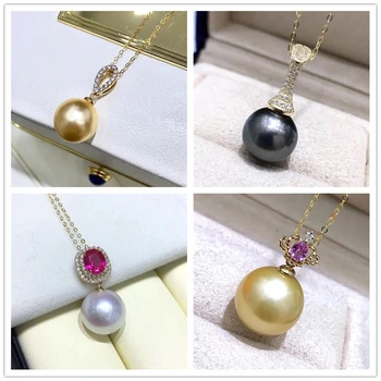 

Free Shipping Solid 18k Yellow Gold Pearl Pendant Connector,Cup And Peg Bead Cap,Dangle Gold Jewelry Making ,No pearl No chain