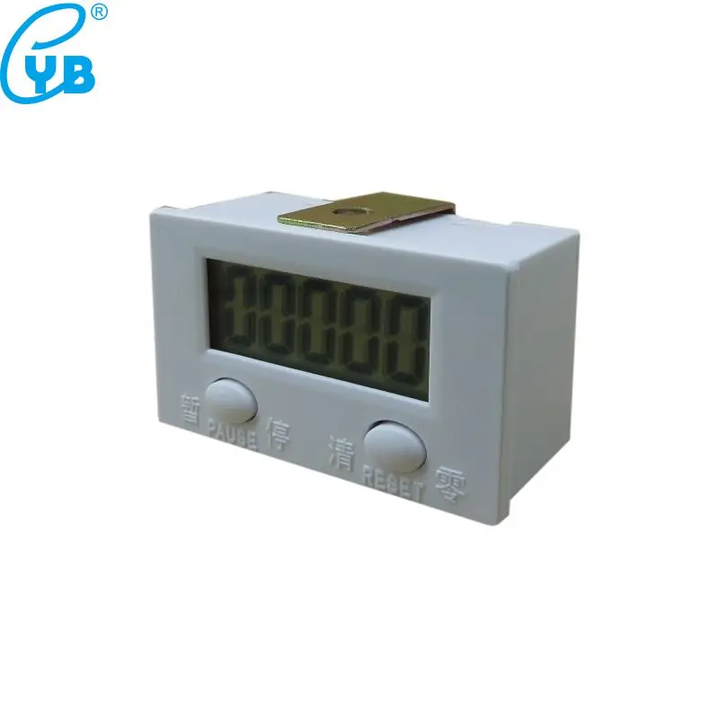 YB5C ЖК-дисплей цифровой электрический счетчик 5 цифр Дисплей счетчик накопления с датчик магнитного переключателя удар машинный счетчик метр