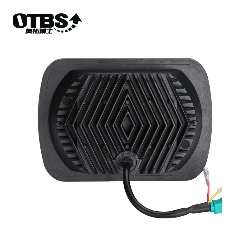 Светодиодный прожектор OTBS 5x7 7x6 дюймов 55 Вт фара белого цвета DRL Желтый поворотный
