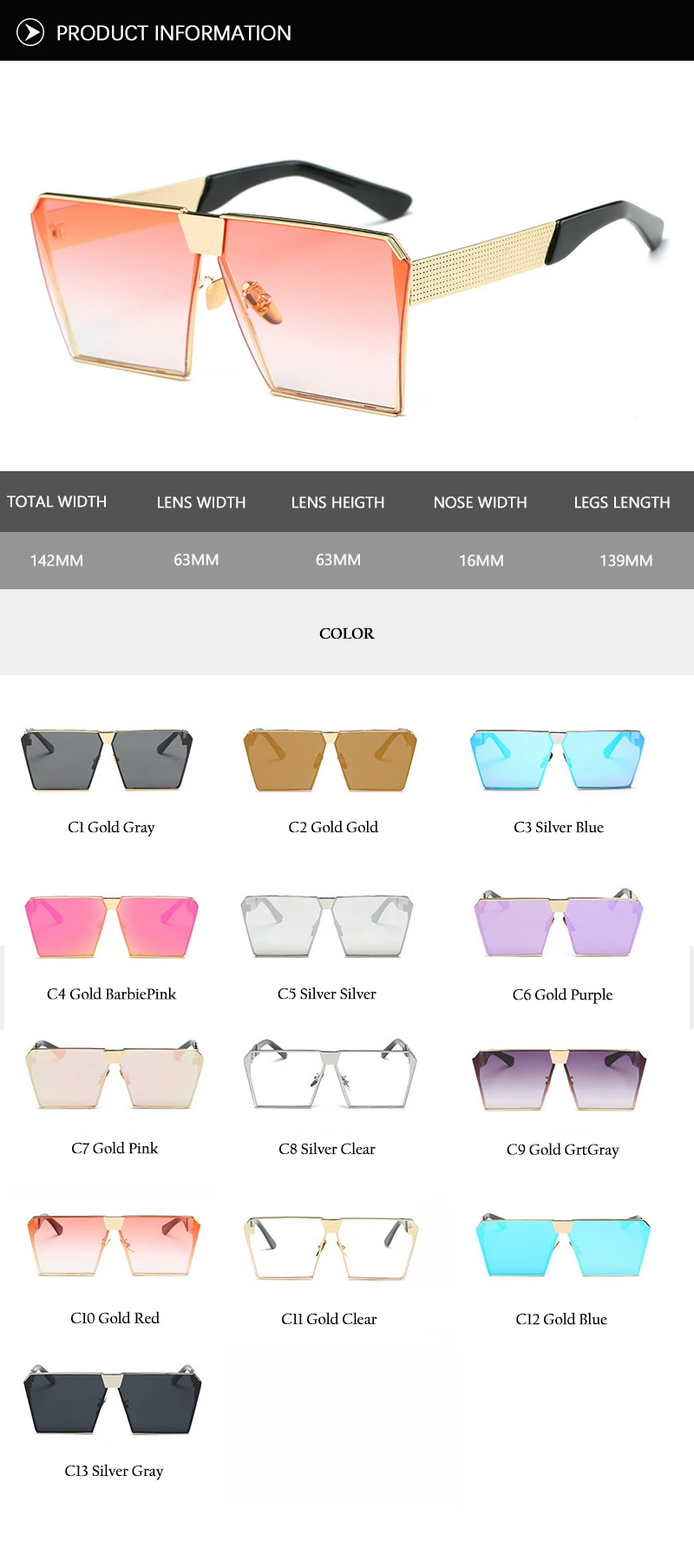 2018 Square Sunglasses (35)