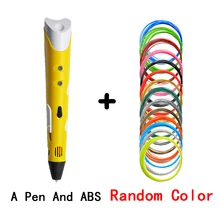 DEWANG 3D Printing Pen Kids Drawing Pen ABS Filament 20 Colours 200 Meters 3D Pen