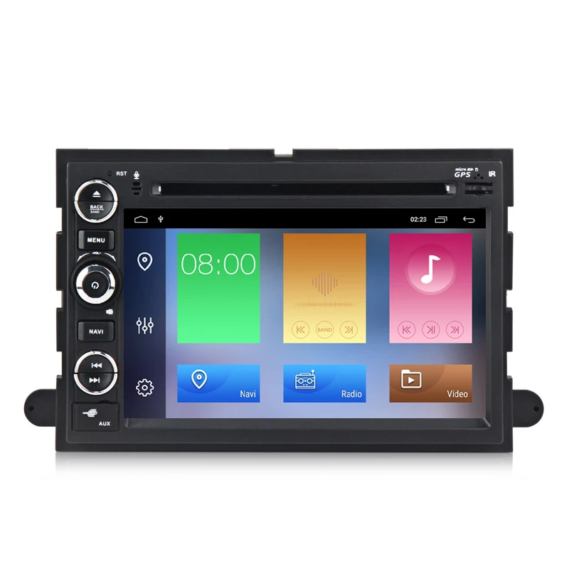 Clearance 2DIN  2G+16G Car Multimedia Player Android OS 8.1 WIFI GPS Navigation Bluetooth  1080P Subwoofer for  Ford Edge 2007-2014 1