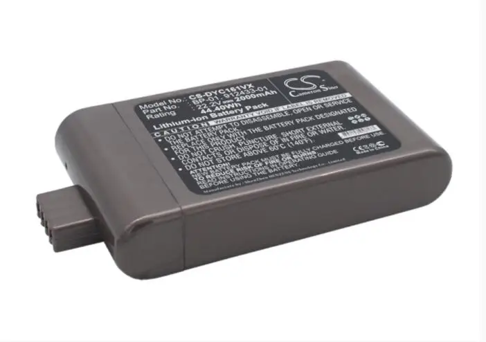 

Cameron Sino 2000mah battery for YSON D12 Cordless Vacuum DC16 12097 912433-01 Vacuum Battery