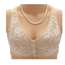 1 шт., беспроводной хлопковый бюстгальтер для женщин, белье для матерей, кружевной бюстгальтер с Т-образным вырезом спереди, мягкое комфортное нижнее белье для отдыха размера плюс