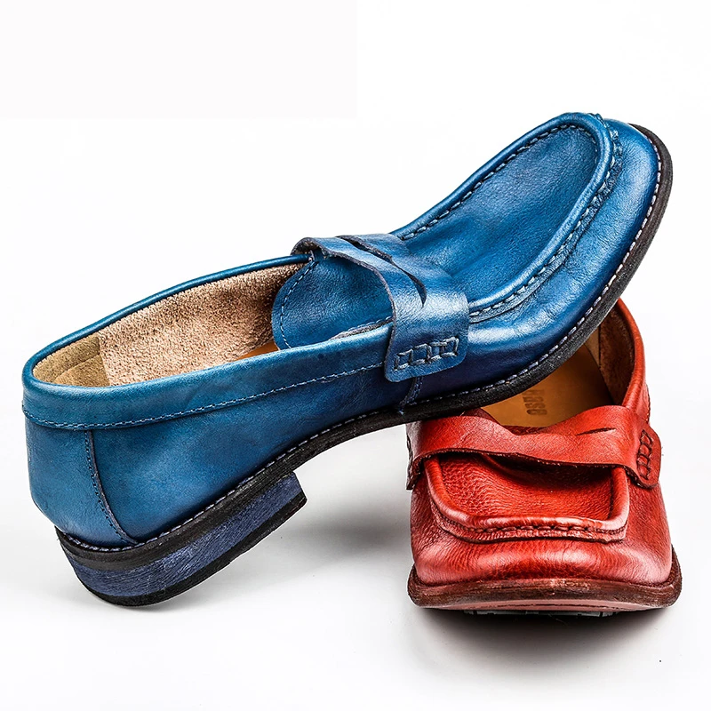 Main Luxury Mocassins Royal À La Designer Nouvelle Tenis marron rouge Annonce Masculino on Chaussures Bottes Adulto Slip bleu Hommes Casual Noir Mycoron iOPZuwkXlT