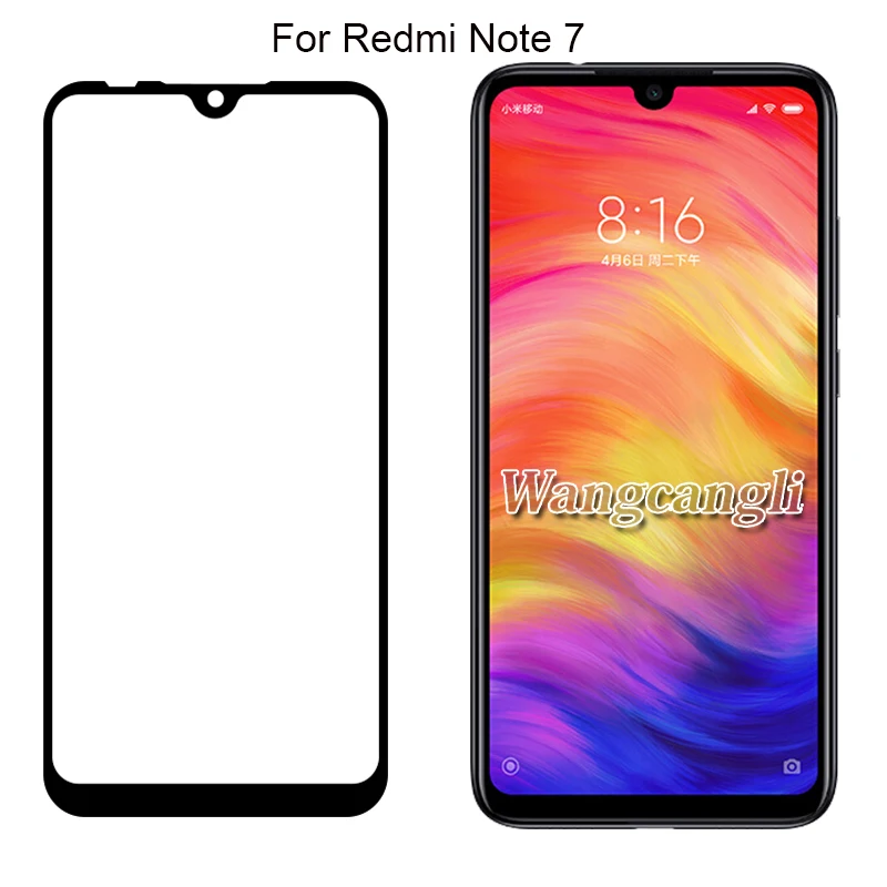 5D полное покрытие экрана мобильного телефона закаленное стекло для Redmi Note 7