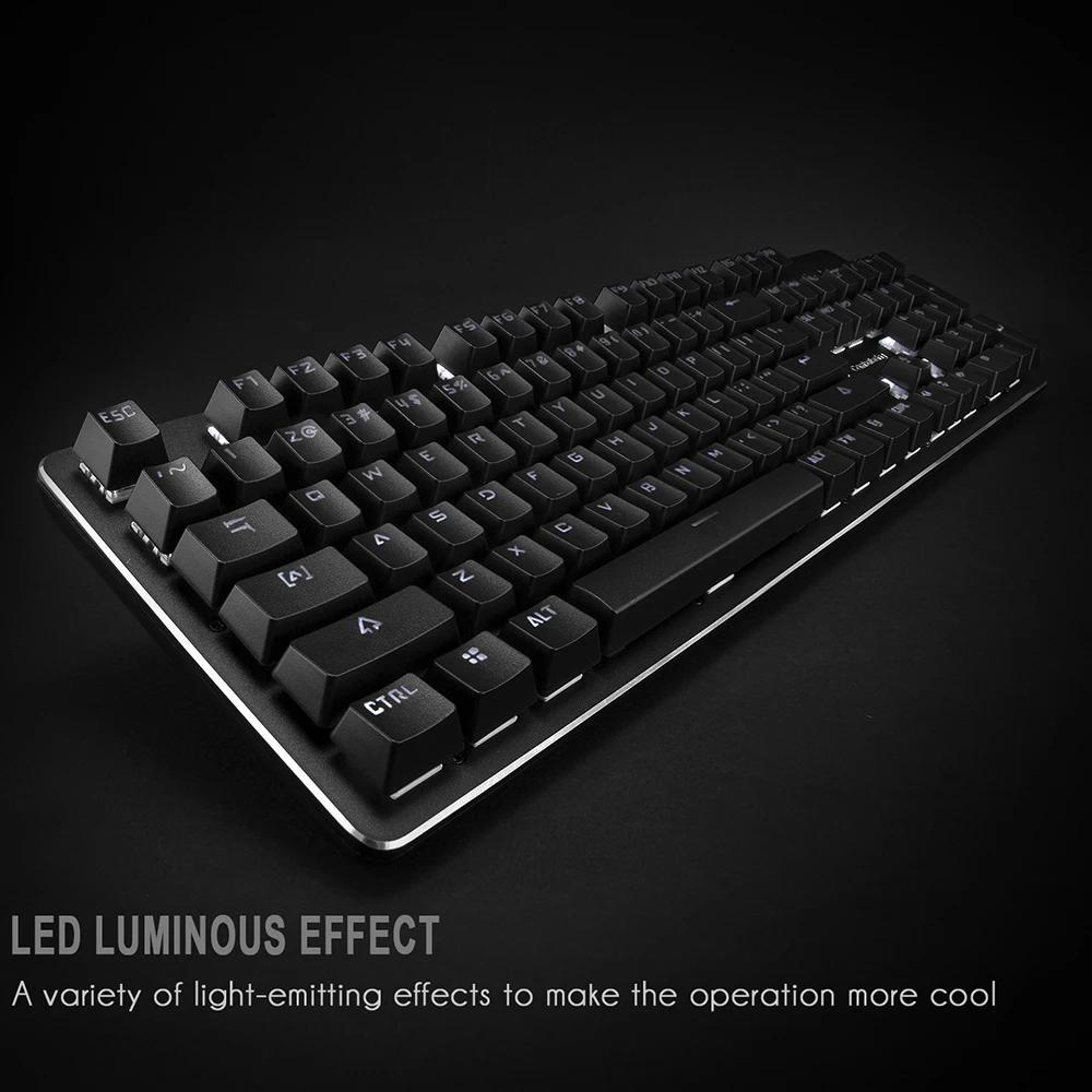 Combatwing 104 Keys USB Wired Waterproof Mechanical Keyboard Gaming