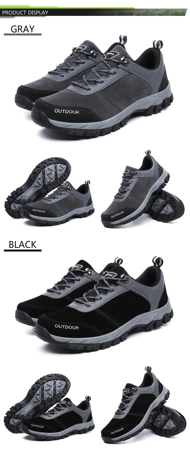 Lace-up Casual Mens Shoes Lightweight Breathable Walking Sneakers
