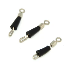 50 Pcs /Set Fishing Swivels L M S Stainless Steel Fishing Hook Rolling Swivels Line Connector Fishing Accessory Tackle Tools