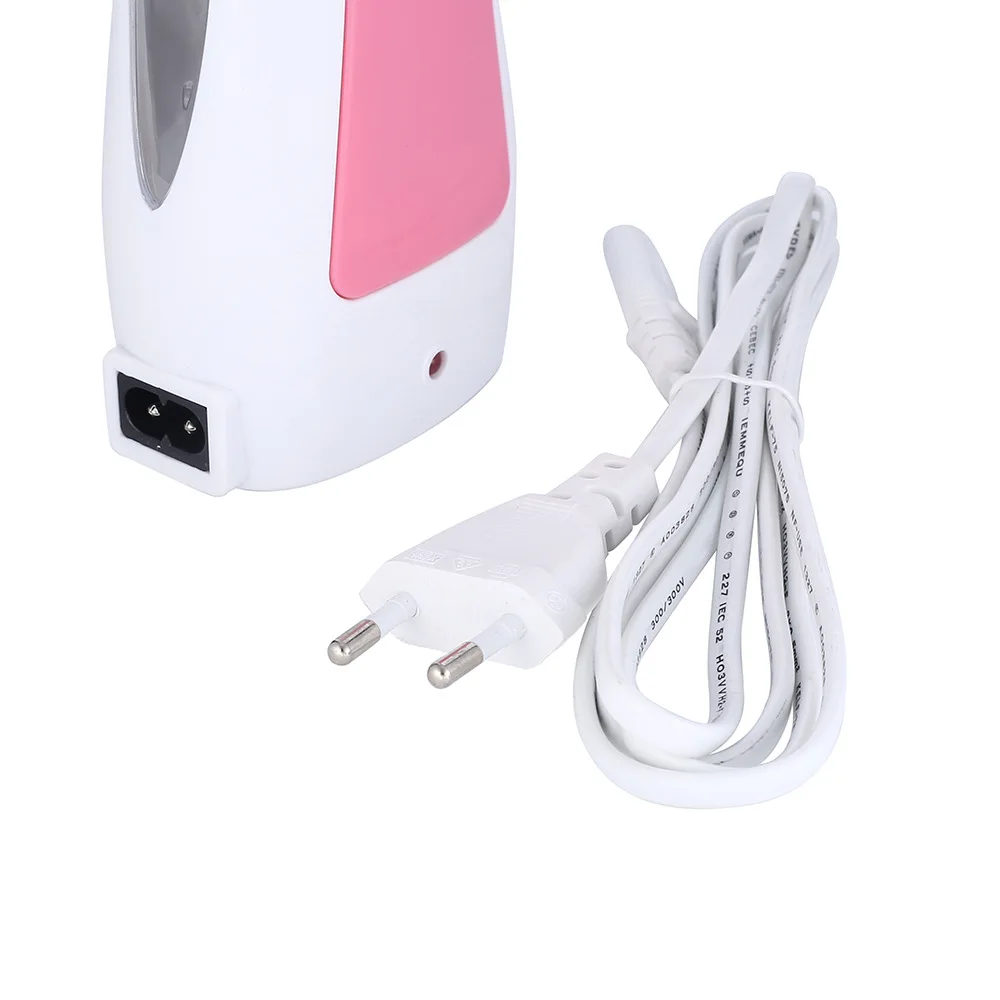 ANGNYA Professional Single Handheld Depilatory Wax Hair Removal Pink Wax Machine+Hot Wax Waxing Heater * 1+Depilation Paper*10