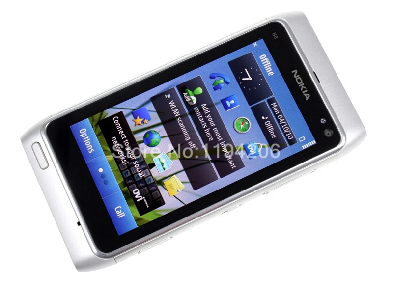 100% Оригинал Nokia N8 мобильный телефон 12MP камера 3 5 дюймов 16 Гб хранение 3g wifi gps