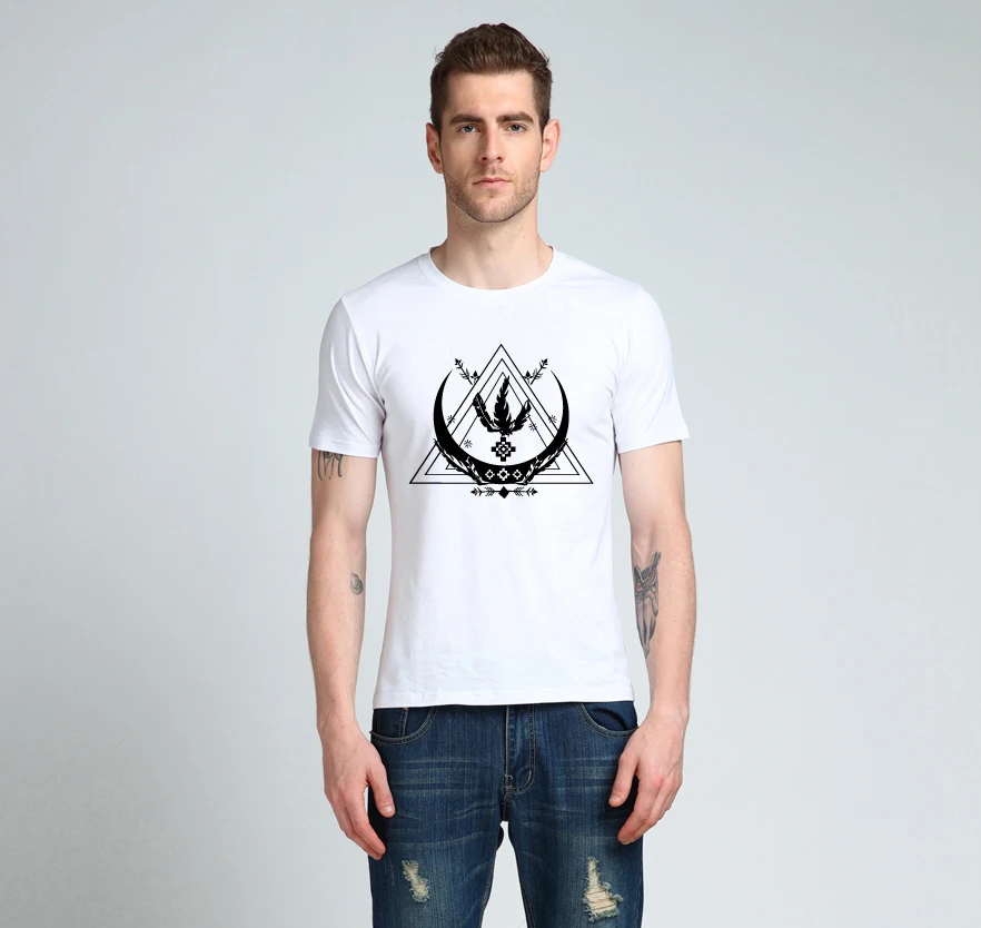

The hottest men's T-shirt in 2018, featuring European and American styles