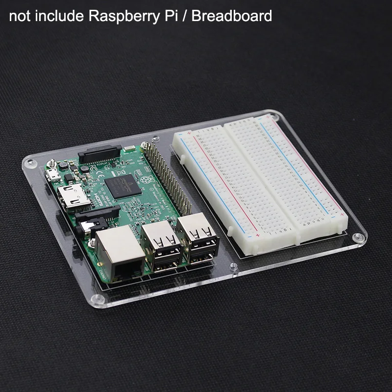 Raspberry Pi 3 B+ Модель B макетная Монтажная пластина акриловая доска DIY Прототип Эксперимент пластина для Raspberry Pi 3 Model B