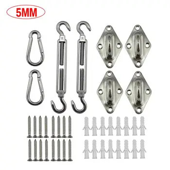 

5mm Four Angle Shade Awning Stainless Steel Accessories Garden Supplies
