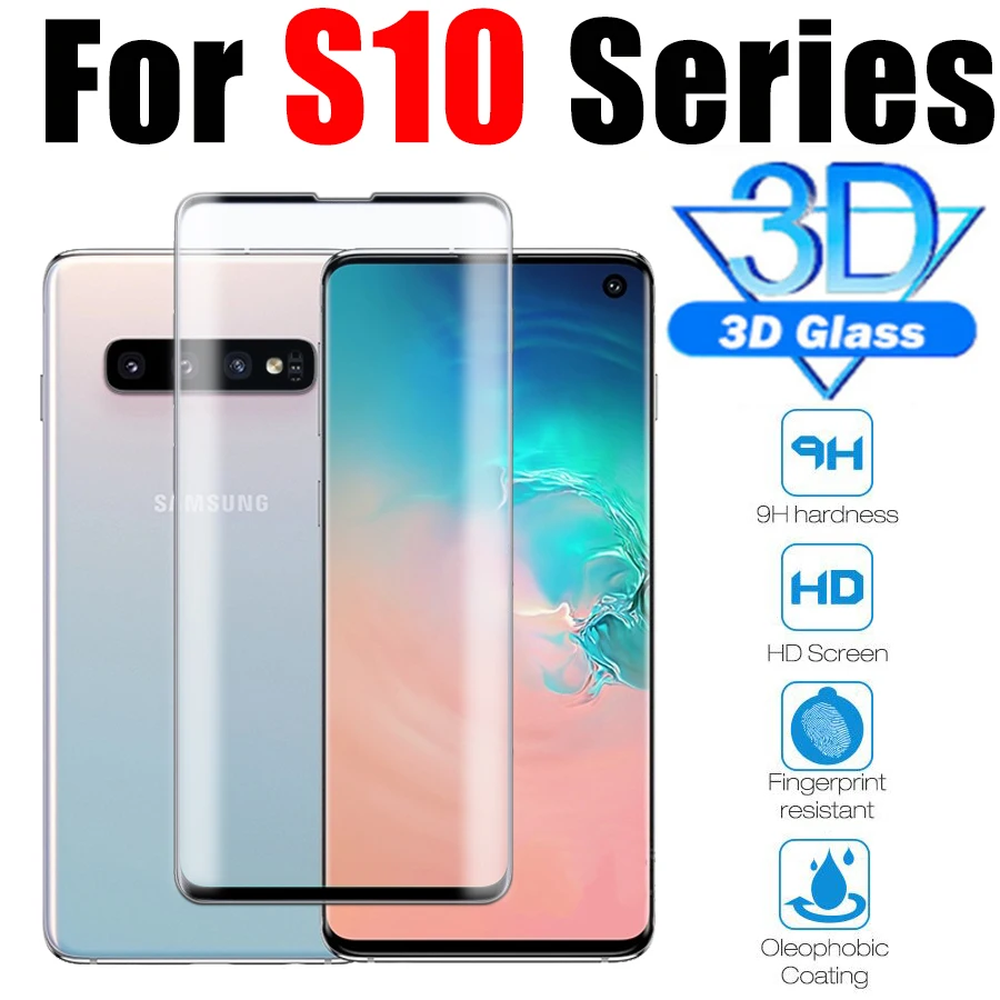 Защитное стекло для samsung galaxy s10 plus пленка из закаленного стекла samaung sansun glaxay s10e Защитная пленка для экрана 10s 10 plus tremp 3D