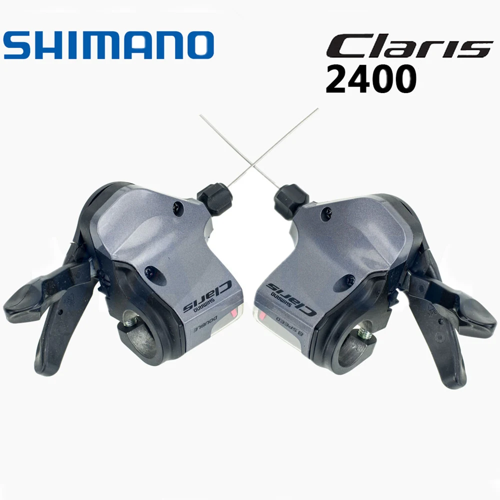 Shimano Claris SL-2400 дорожные переключатели передач велосипеда 2x8 рычаги переключения скоростей 2400 влево/вправо/пара w/внутренние кабели
