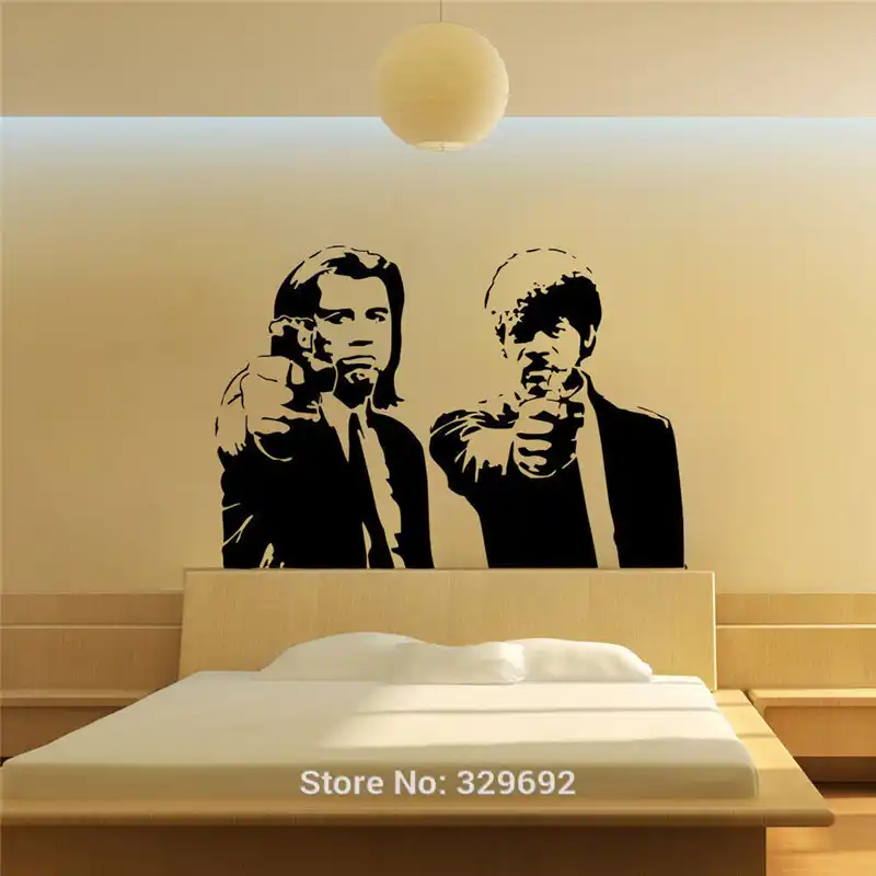 バンクシージュールとヴィンセントパルプフィクションビニール壁デカール壁ステッカー壁画壁紙ウォールアートホームデコtx 413 Home Deco Sticker Muralpulp Fiction Aliexpress バンクシージュールとヴィンセントパルプフィクションビニール壁デカール壁ステッカー壁画壁紙ウォールアートホームデコtx 413 Home Deco Sticker Muralpulp Fiction Aliexpress