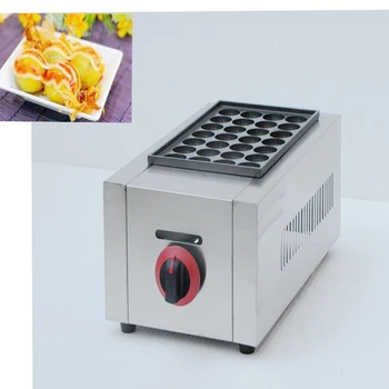 

1PC High quality Commercial Gas type 1 pan Takoyaki Maker Takoyaki Machine Fish ball grill fish ball maker