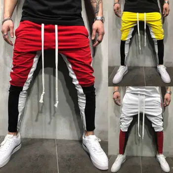 

2018 New Mens Jogger Baggy Casual Harem Fake Zippers Pants Slacks Dance Trousers Sweatpants UK