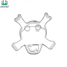 Призрачный Череп Форма украшения торта Fondant фрезы инструменты, печенье Ремесло Пресс-формы, прямые продажи