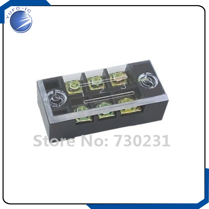 Бесплатная доставка 2 шт. TB-4503 600V 45A двухрядная Защитная крышка 3-позиционная