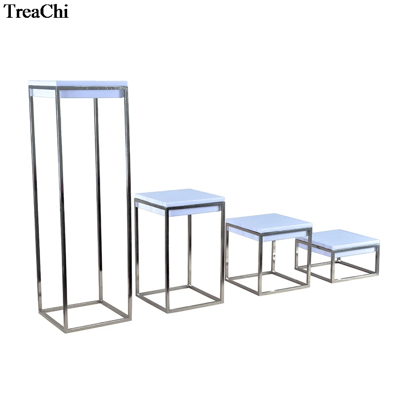 High End Stainless Steel Jewelry Display Rack White PU Bracelet Tray Ring Organizer Holder Window Jewelry Display Stands Shelf