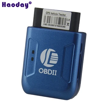 

OBDII Mini GPS Tracker GPRS Real Time Tracker Car Tracking System TK206 With Geo-fence Over Speed Alarm Anti-theft Locator