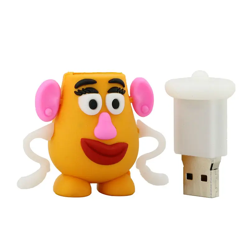 USB флэш-накопитель 128 ГБ История игрушек мультфильма Базз Лайтер Флешка 64 ГБ 32 ГБ 16 ГБ 8 ГБ 4 ГБ карта памяти, Флеш накопитель мини-диск подарки