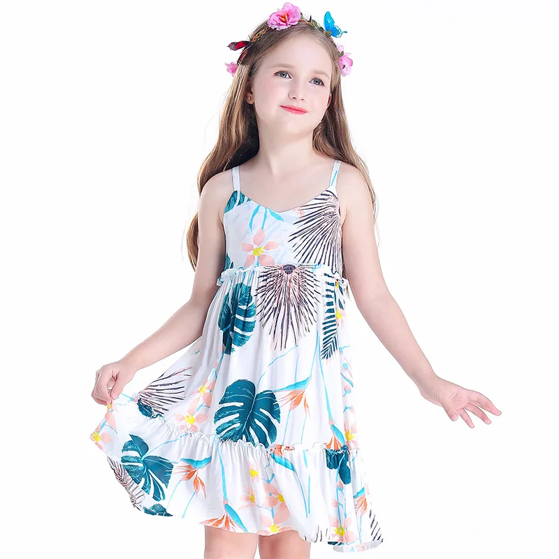 weiqinniya Girls Dress Summer Kids Beach Dress For Girl 2018 Kids ...