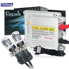 35 Вт ксенон Hid комплект H4-3 биксенон HI/LO Луч би ксенон H4 HB2 9003 H/L ксенон HID комплект для замены автомобильных фар 6000K 8000K