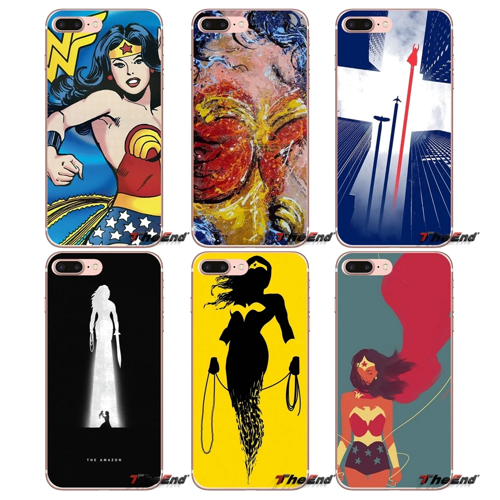 Мягкий чехол для мобильного телефона Wonder Woman superwoman Sony Xperia M2 M4 M5 E3 T3 XA Aqua Z Z1 Z2 Z3 Z5 compact